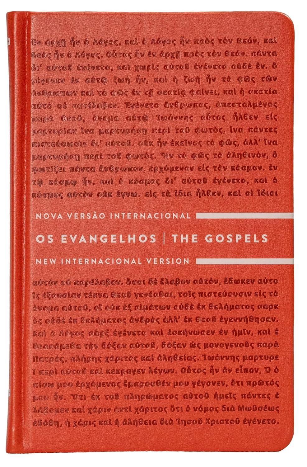 Os Evangelhos, Edição Bilíngue, Português/inglês, Nvi/niv, com Palavras de Jesus em Azul, Capa Dura Os Evangelhos, Edição Bilíngue, Português/inglês, Nvi/niv, com Palavras de Jesus em Azul, Capa Dura
