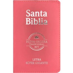 Bíblia Sagrada em Espanhol | RVT | Letra Super Gigante | Luxo Rosa
