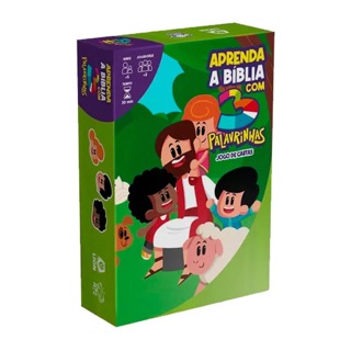 Aprenda a Bíblia com 3 Palavrinhas – Jogo de Cartas – Livreto Aprenda a Bíblia com 3 Palavrinhas – Jogo de Cartas – Livreto