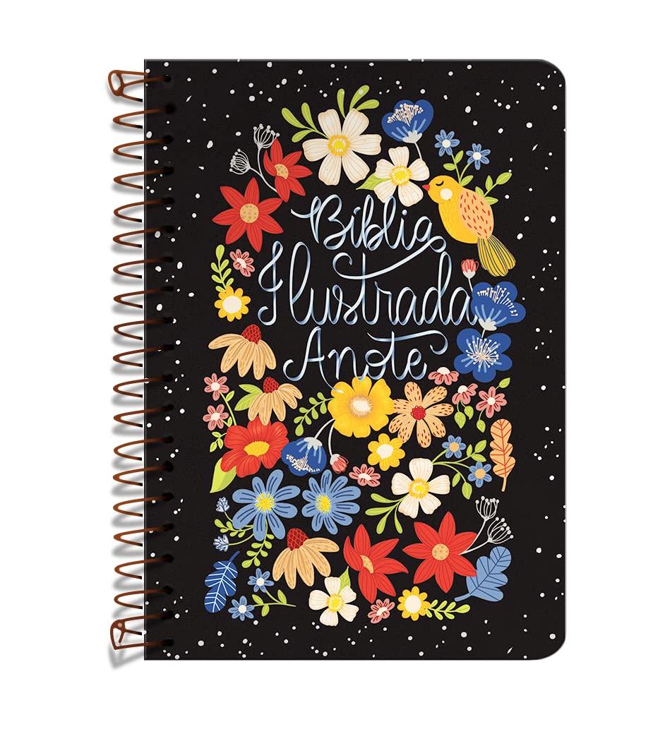 Bíblia Ilustrada Anote NVT Espiral – Flores para Você: Bíblia Ilustrada Anote Traz Ilustrações e Espaços para à Sua Criatividade Bíblia Ilustrada Anote NVT Espiral – Flores para Você: Bíblia Ilustrada Anote Traz Ilustrações e Espaços para à Sua Criatividade
